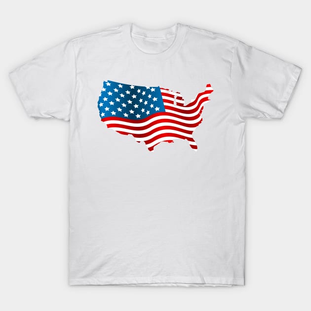 Independence Day T-Shirt by gold package